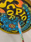 Vintage Scorpio Astrology Zodiac Coin Bank 60 s 70s Retro Japan 5 
