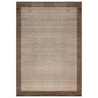 Rugshop Area Rug For Living Room Bedroom Entryway Modern Stripe Bordered Carpet