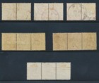 Gold Coast Victoria 3 Strips Of 3 And 3 Pairs  1 Pair Is Edward Vii  