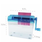 Mini Document Shredder Hand Crank Shredder Small Hand Operated Paper Shredder