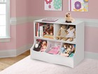 Multi-bin Storage Cubby For Kids    Rooms     White Organizer With 3 Cubbies