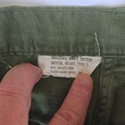 Vintage Us Army Og-107 Sateen Pants Mens 38x33 Olive Green Utility Military 60s