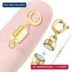Strong Magnetic Necklace Clasps And Closures gold Silver Plated Jewelry Clasps