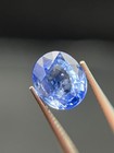 0 89ct Natural Blue Sapphire Oval 5 91x5 04mm Medium Blue Bls-77