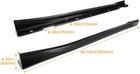 Side Skirt Pair Compatible With 2018-2022 Honda Accord 4 Door All Model Spoiler