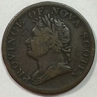 1832 Nova Scotia Half Penny Token Fine F Coin  20024
