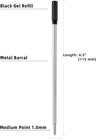Black Ink Refill  Replaceable Ballpoint Pen Refills Compatible With Cross    