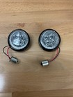 Ciro 2040-2209 45521 Fang Rear Turn Signal Light Inserts - Red Led - Black