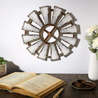 Farmhouse Living Room Wall Decor Wood Windmill Rustic Wooden Wall Art Decorative