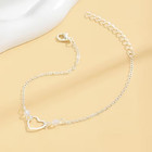 Heart Charm Anklet Delicate Chain Ankle Bracelet Minimalist Jewelry