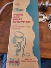 Vtg Universal Climax Model No  1551 Food   Meat Chopper With Box Instructions
