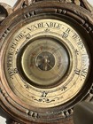 A Vintage Louis Xvi French Carved Giltwood Hanging Barometer With Pendulum 19 