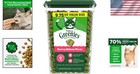 Feline Greenies Natural Dental Cat Treats - Salmon Flavor For Healthy Teeth