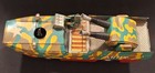 Vintage 1950 s Japanese Sankei Kogyo Tin Camouflage Army Friction Motor Toy  k  