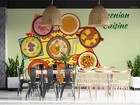 3d Indian Cuisine Cartoon Self-adhesive Wallpaper Removable Wallpaper Wall Mural