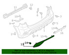 Genuine Mitsubishi Reflector 8355a097