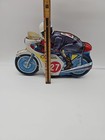 Vintage Atc Asahi Japan Tin Champion Racer 27 Friction Motorcycle 10  Large 