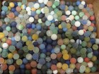 25 Vintage Glass Sea Style Marbles Cats Eye Swirls Solids Patch Nautical Display