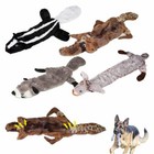 No Stuffing Plush Indestructible Pet Puppy Sound Chew Dog Toy Squeaker Squeaky