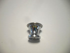 Vintage 7 8  Small Chrome Drawer Knobs Cabinet Door Pull Stair Stepped Face