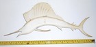 Vintage Sailfish Hand Painted 16  Replica Wall Mount Sculpture Fishing B102