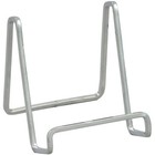 Metal Square Wire Easel Plate Holder Book Display Stand  Silver  6   Set Of 6