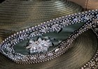 Lisa Rene Women   s Hat Green  Church Wedding Kentucky Derby Fancy Royal One Size