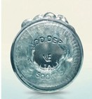 Vintage Italian Glass Grape Decanters - Set Of 2     