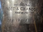 Mo  t   Chandon Silver Metal Champagne Ice Bucket W  Handle 1743 Vintage retro