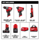 M12 Fuel 12-volt Li-ion Brushless Cordless Hammer Drill And Impact Driver Combo