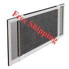 Adjustable 37  X 10  White Fiberglass Window Screen Frame