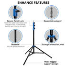 Flashpoint Pro Air-cushioned Heavy-duty Light Stand  blue  7 2    fp-s-7-bl-v2