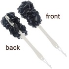 Back Scrubber Shower loofah Long Handle Bath Body Brush soft Nylon Mesh Sponge