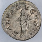 241 Ad Gordian Iii Ar Denarius Roman Empire Silver Salus Snake Coin  238-244 Ad 