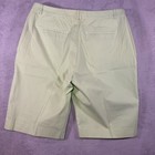 Lauren Ralph Lauren Active Lime Green White Striped Golf Shorts Womens 12