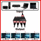 4k Hdmi 2 0 Cable Repeater Mirror Splitter Amplifier Hub Box 3d 1 In 4 Out 1x4