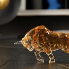 Fengshuiwall Street Bullstatue Acrylic Bull Figurine Sculpture Home Office Desk 