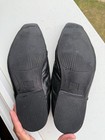 Vintage Elongated Black Leather Dress Shoes