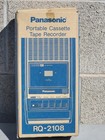 Vintage Panasonic Rq-2108 Portable Cassette Tape Recorder W  Original Box New