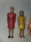 Vintage Renwal Mother  Sister  And Baby Doll Hard Plastic 1940-1950   s Set Of 3