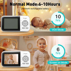 Dual Camera Video Baby Monitor  2 8  Lcd  Wireless  Night Vision  2-way Audio   