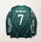 Real Madrid 2012-13 Third Green Champions League Jersey - Ronaldo  7
