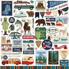 Carta Bella Outdoor Adventures 12x12 Paper Pack Kit Scrapbook Papers   Stickers