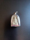 Vintage Original Thailand Buddhist Temple Amulet  metal Case