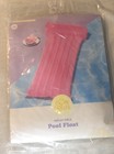 Sun Squad Pink Inflatable Pool Float Mattress Built In Pillow New