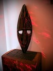 Ancient Alien Artifact  Big Power  Hand Carved Cosmic Mask Of The Sky Architects