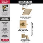 Delta Dryden T14451-cz Monitor   14 Series Tub   Shower Trim - Champagne Bronze