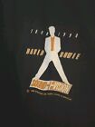 Vtg David Bowie T Shirt Security Concert 1990 Tour Sz Xl 46-48 Music Black Rare
