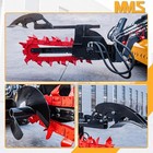 Mini Skid Steer Loader Attachment Trencher Hitch Digger With Adjustable Height