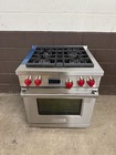 Wolf Df304 - 30  Professional Dual Fuel Range 4 Burners Stainless Steel Knobs  4
